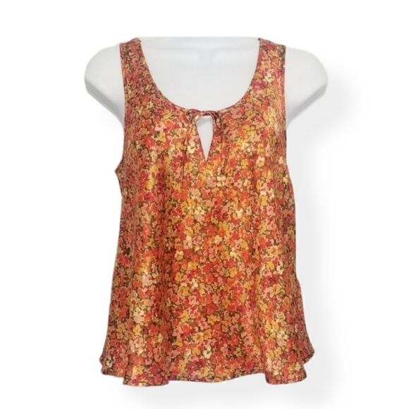 VICTORIA'S SECRET VINTAGE FLORAL TANK SZ. M - Picture 1 of 3